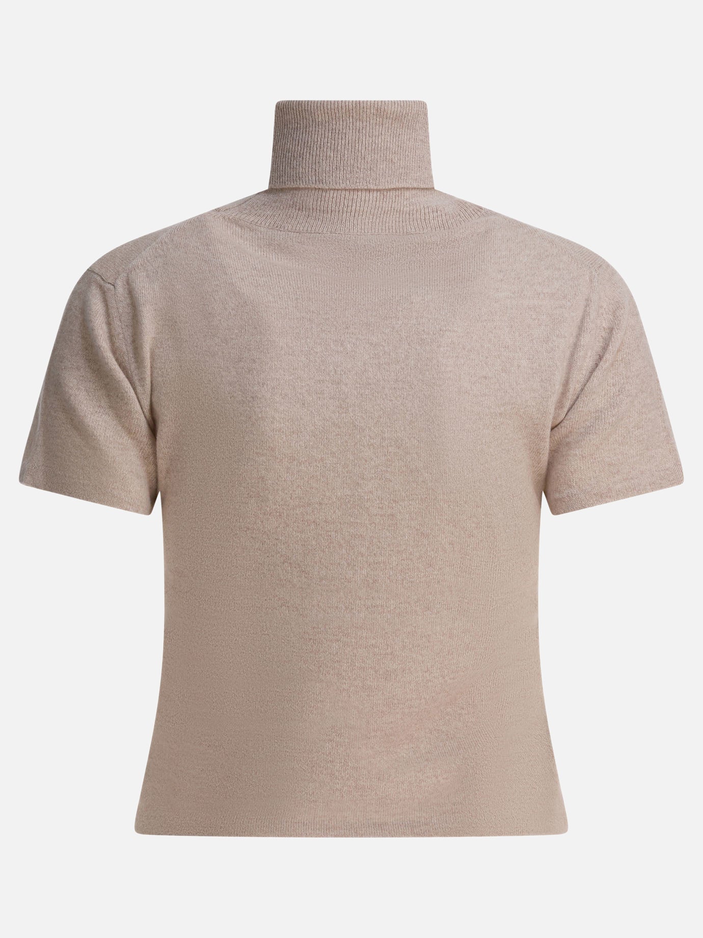 Maglioni dolcevita Logo  Beige - Miu Miu Donna | PDP | VIETTI Online Store | Zoom-Modal_2
