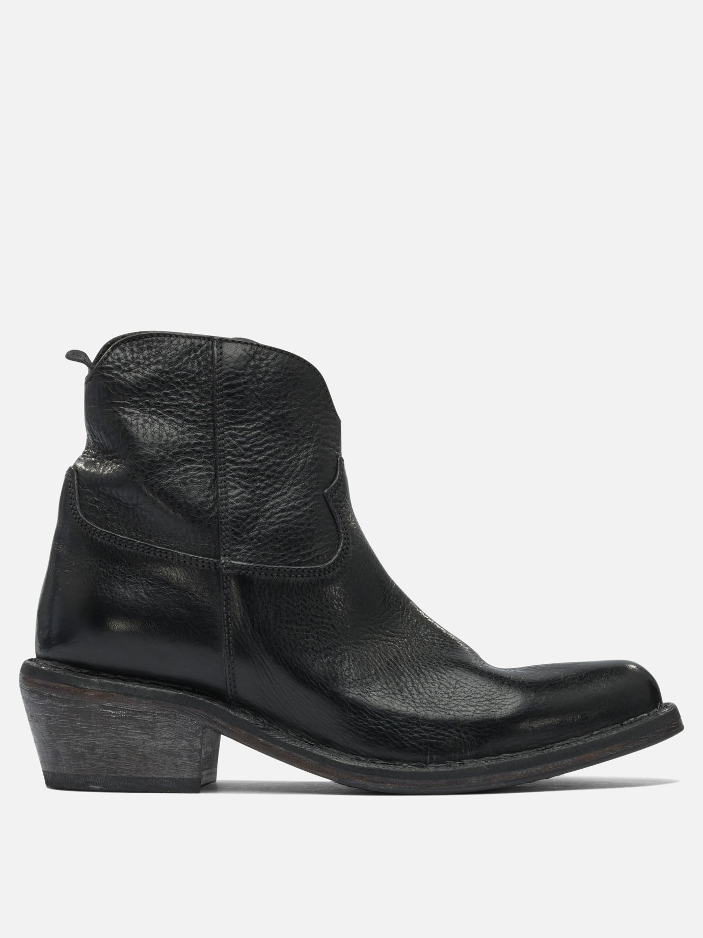 Cowboy 100% leather - 80% rubber 20% leather  Nero - Moma Donna | PDP | VIETTI Online Store | Zoom-Modal
