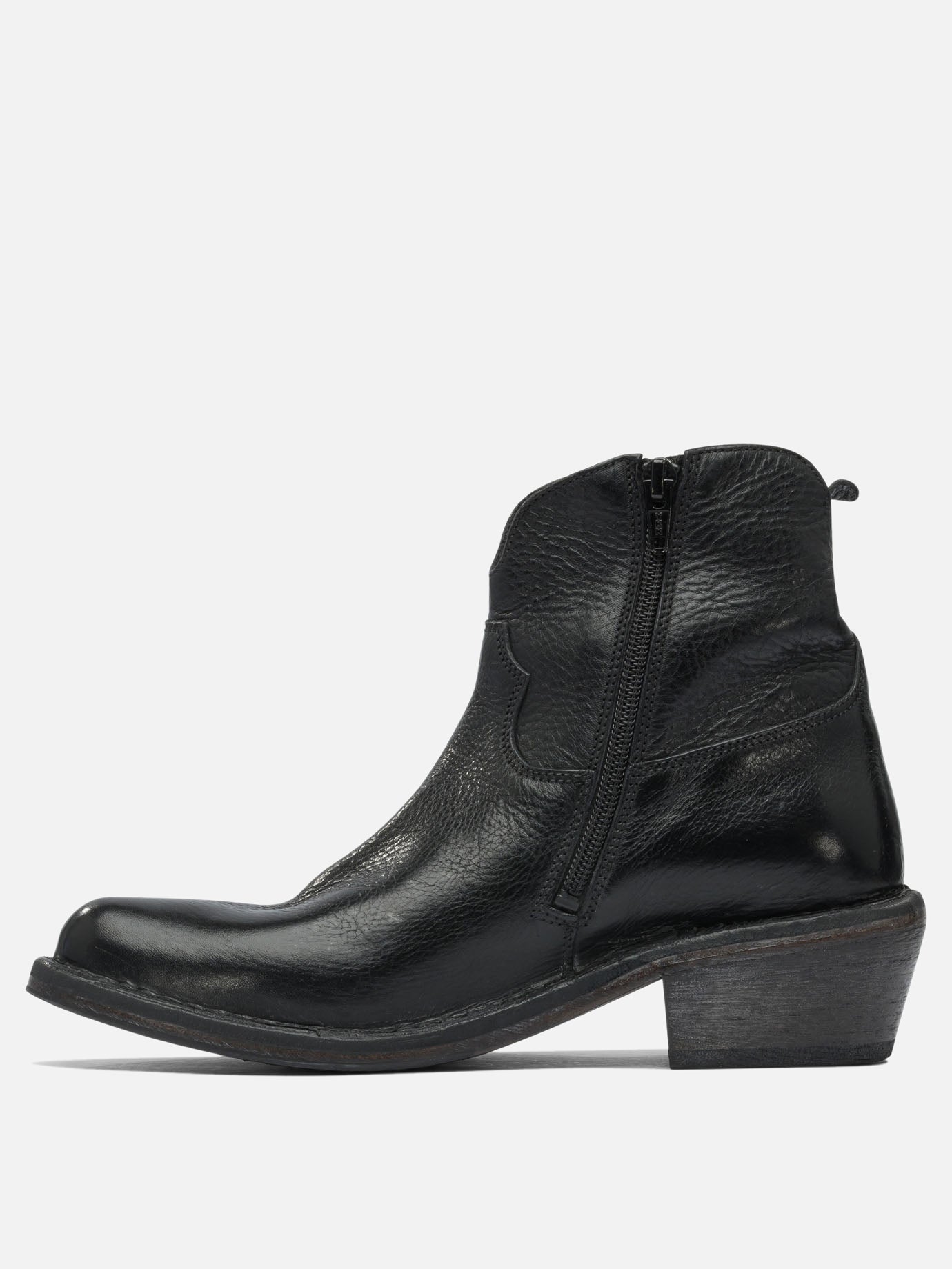 Cowboy 100% leather - 80% rubber 20% leather  Nero - Moma Donna | PDP | VIETTI Online Store | Zoom-Modal_3
