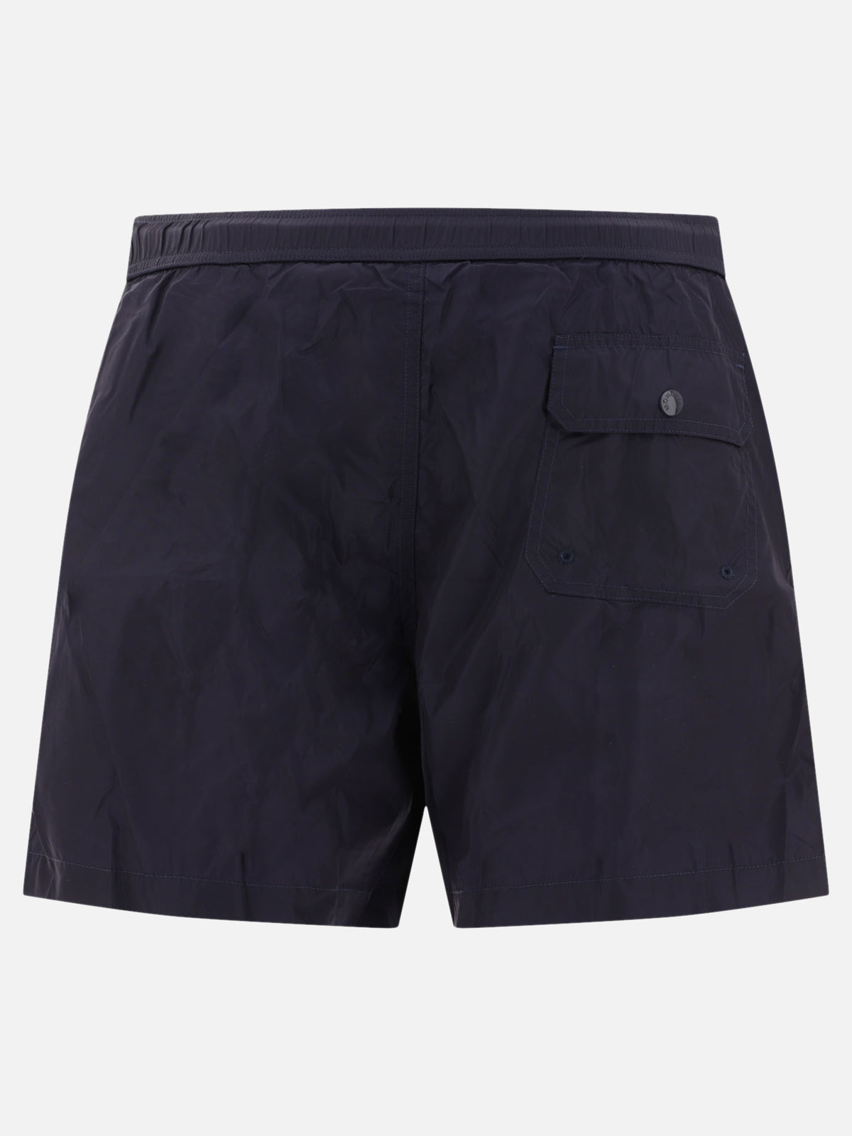 Moncler Swim shorts with tricolor trim Blue