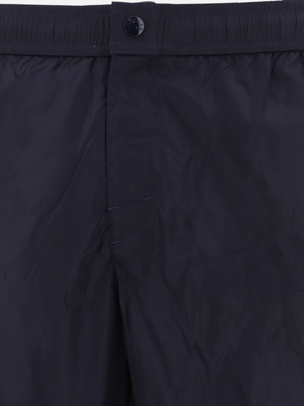 Moncler Swim shorts with tricolor trim Blue