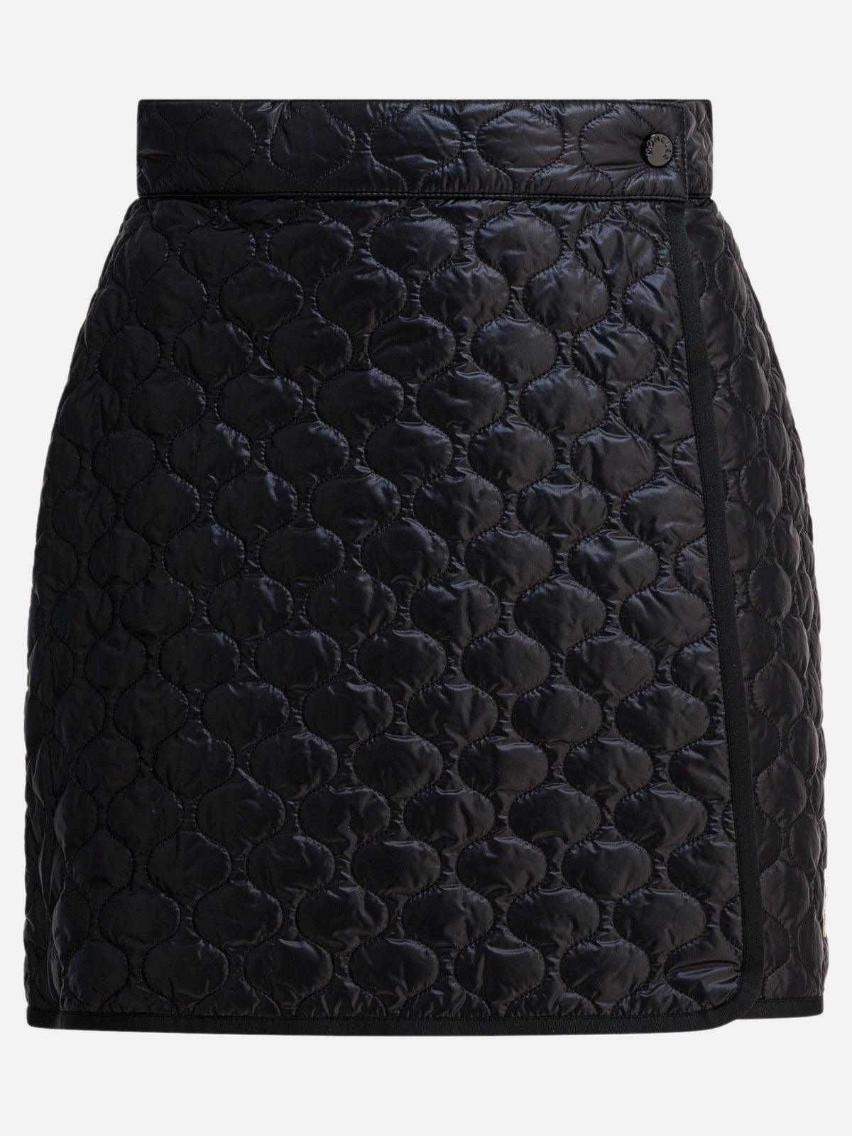 Moncler Quilted wrap skirt Black