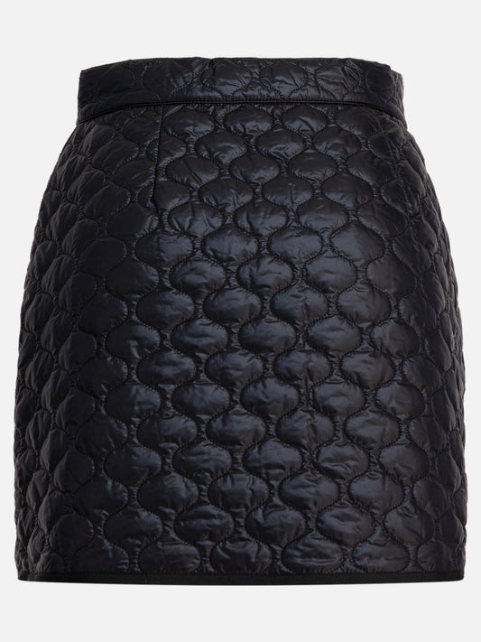 Gonne midi Logo  Nero - Moncler Donna | PDP | VIETTI Online Store | 2
