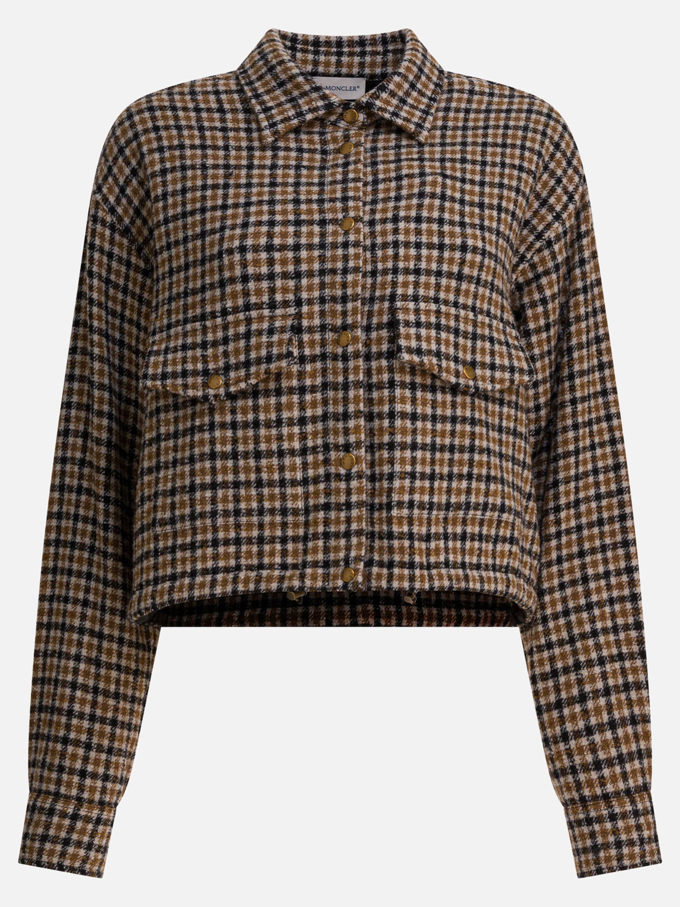 Camicie casual Check  Marrone - Moncler Donna | PDP | VIETTI Online Store | thumbnail