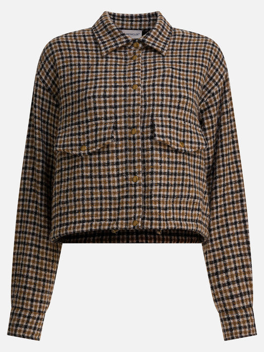 Camicie casual Check  Marrone - Moncler Donna | PLP | VIETTI Online Store 
