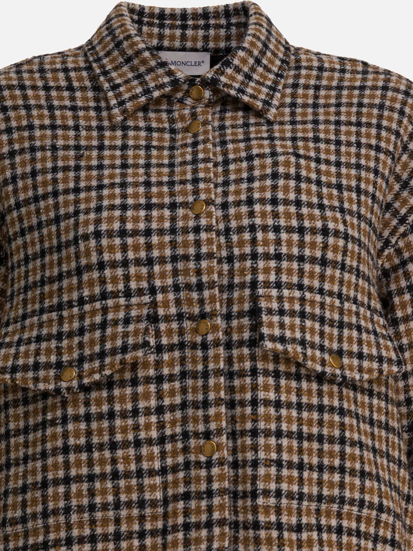 Camicie casual Check  Marrone - Moncler Donna | PDP | VIETTI Online Store | Zoom-Modal_3
