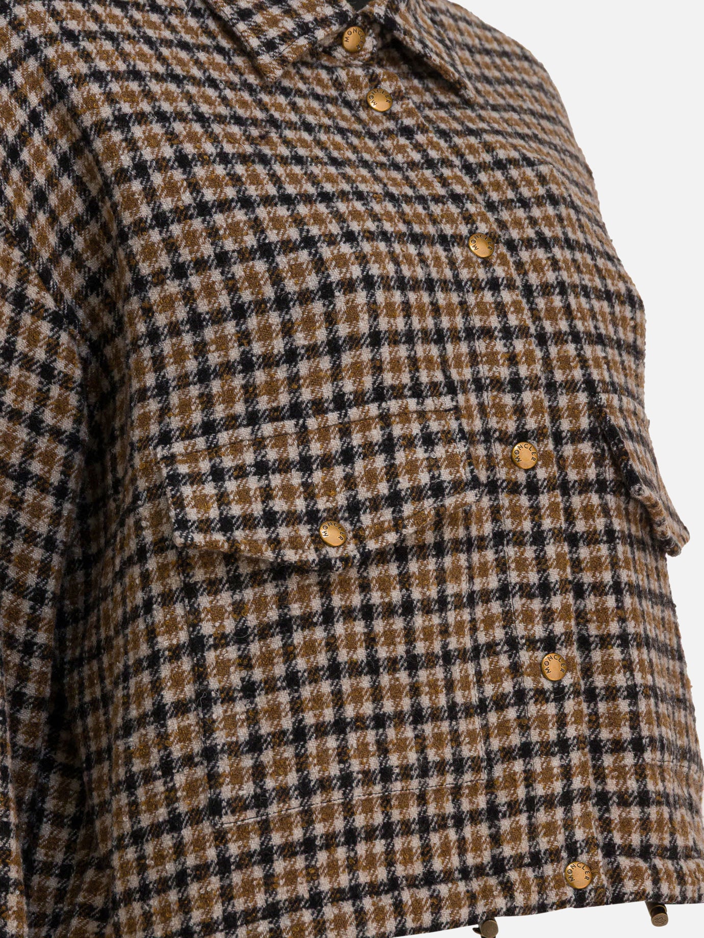 Camicie casual Check  Marrone - Moncler Donna | PDP | VIETTI Online Store | Zoom-Modal_4
