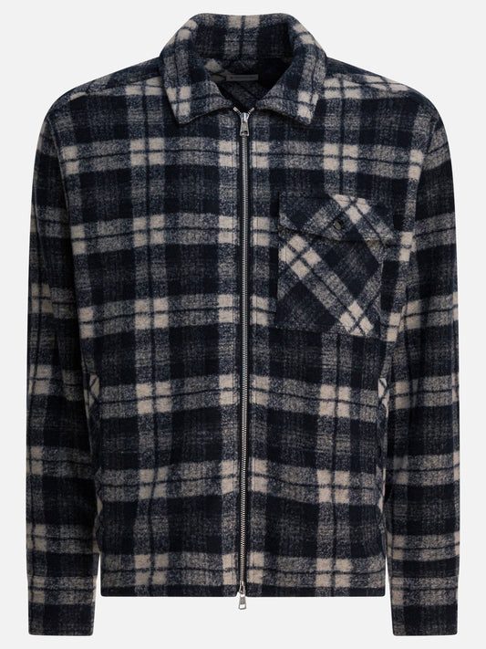 Giacche overshirt Check  Grigio - Moncler Uomo | PLP | VIETTI Online Store 
