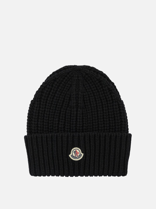 Beanies Logo  Black - Moncler Women | PDP | VIETTI Online Store 
