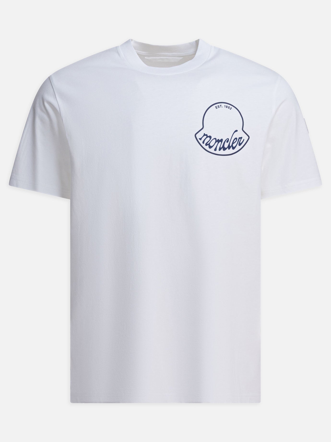 T-shirt girocollo Logo  Bianco - Moncler Donna | PDP | VIETTI Online Store | thumbnail