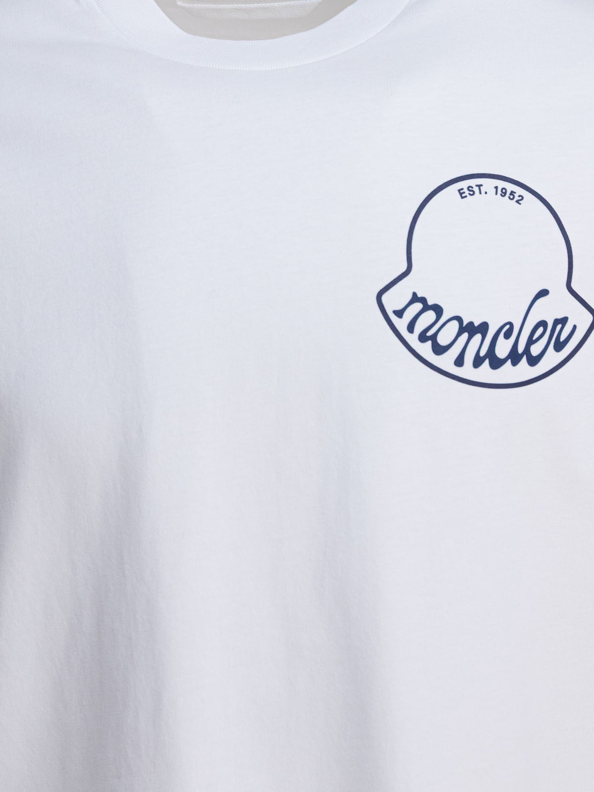 Moncler Cotton T-shirt with logo White
