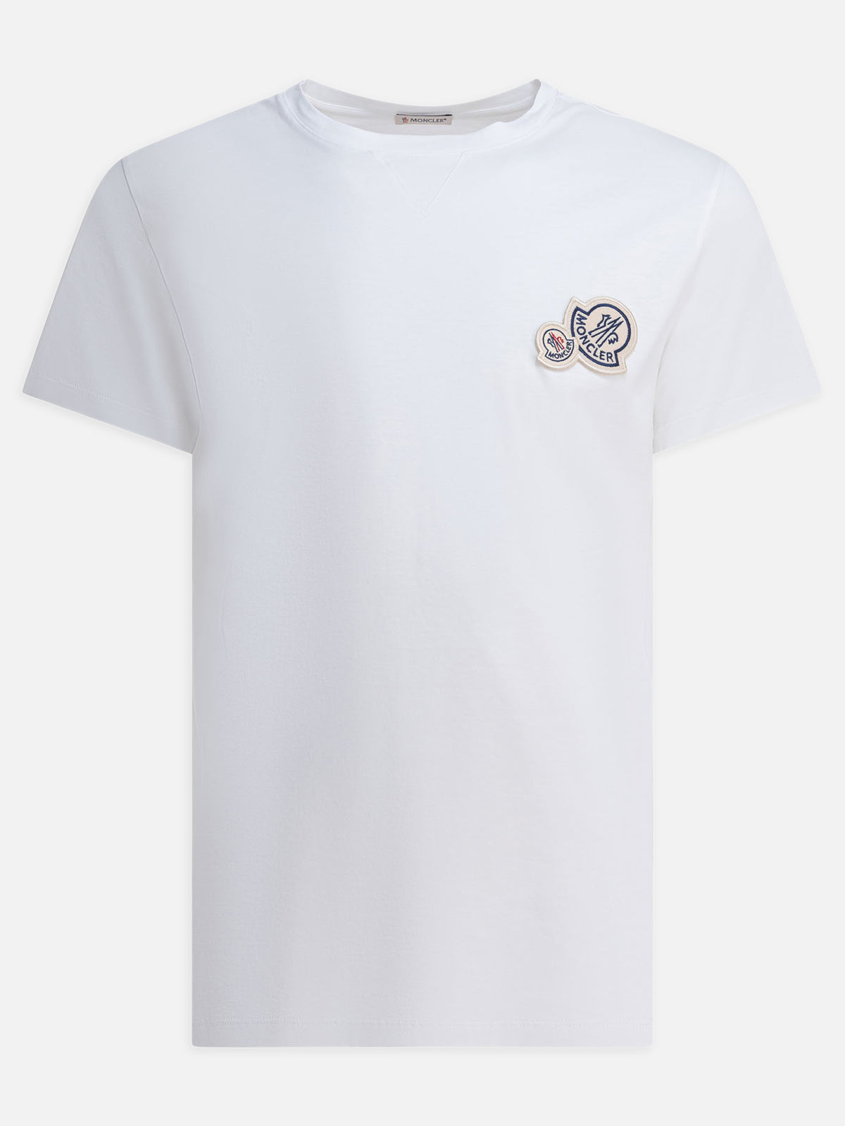 Moncler Crewneck t-shirt with logo White