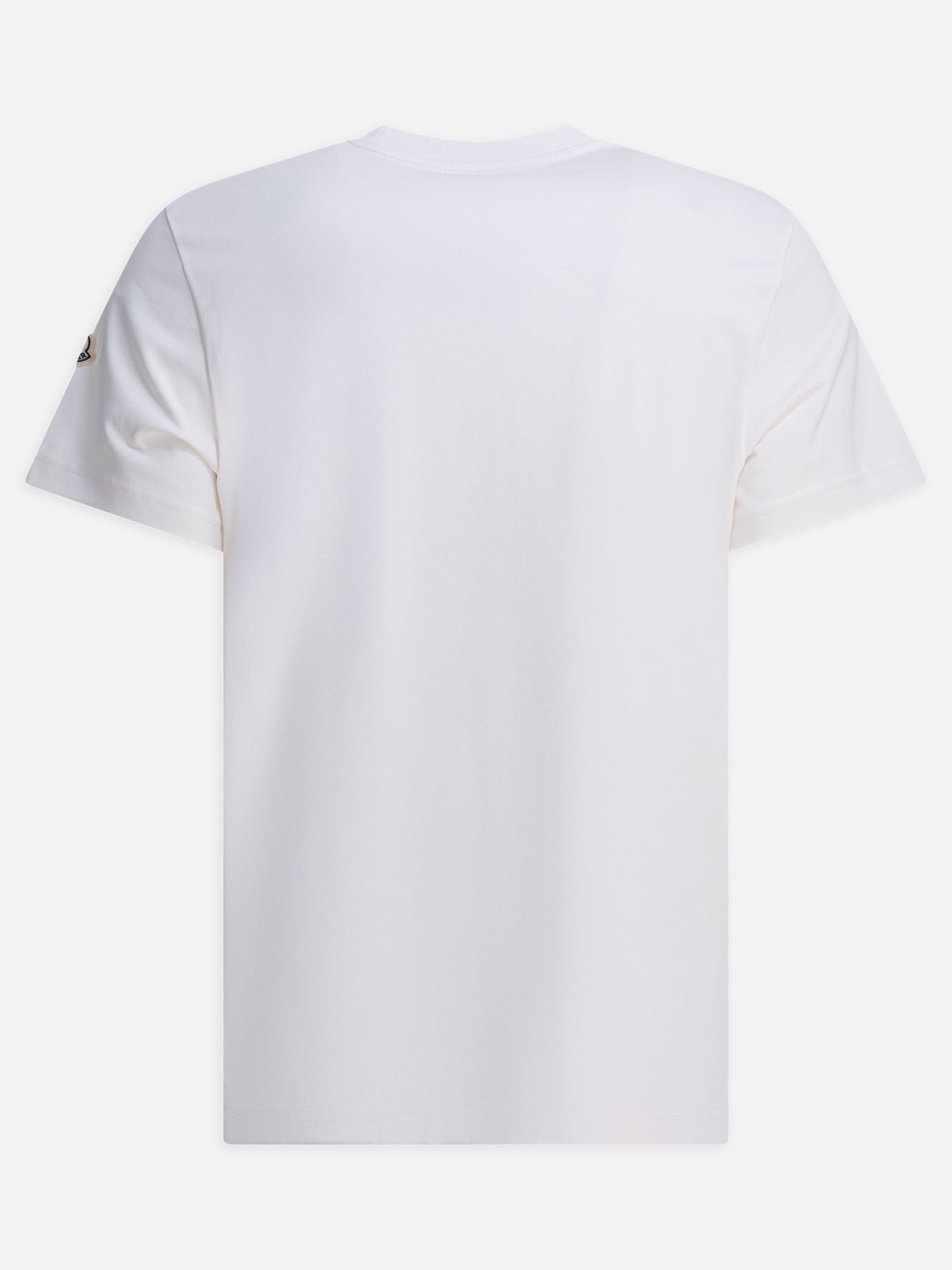 Moncler T-shirt with tricolor logo White - Men | VIETTI