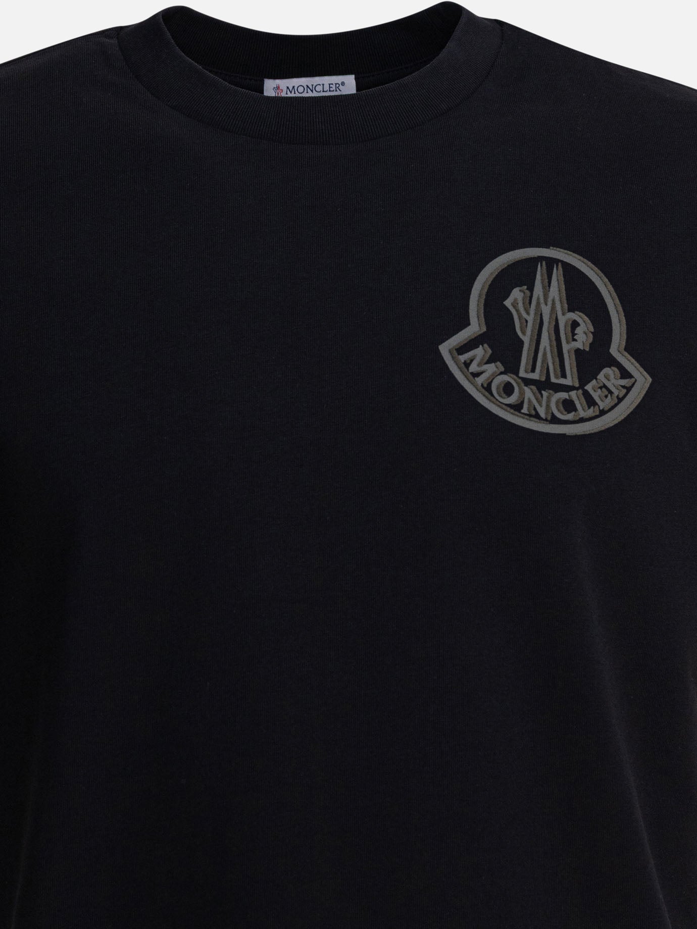 MONCLER Tシャツ (ブラック サイズ4) Moncler Cotton T-shirt Black - Men | VIETTI Online Store