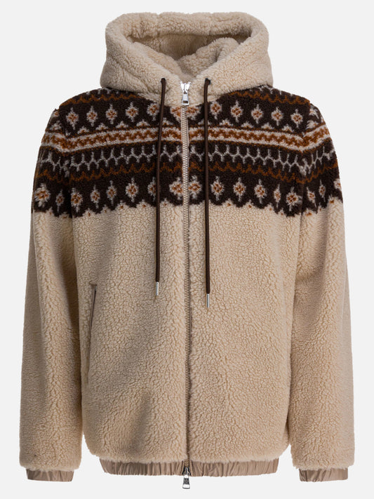 Felpe con cappuccio Print  Beige - Moncler Uomo | PLP | VIETTI Online Store 
