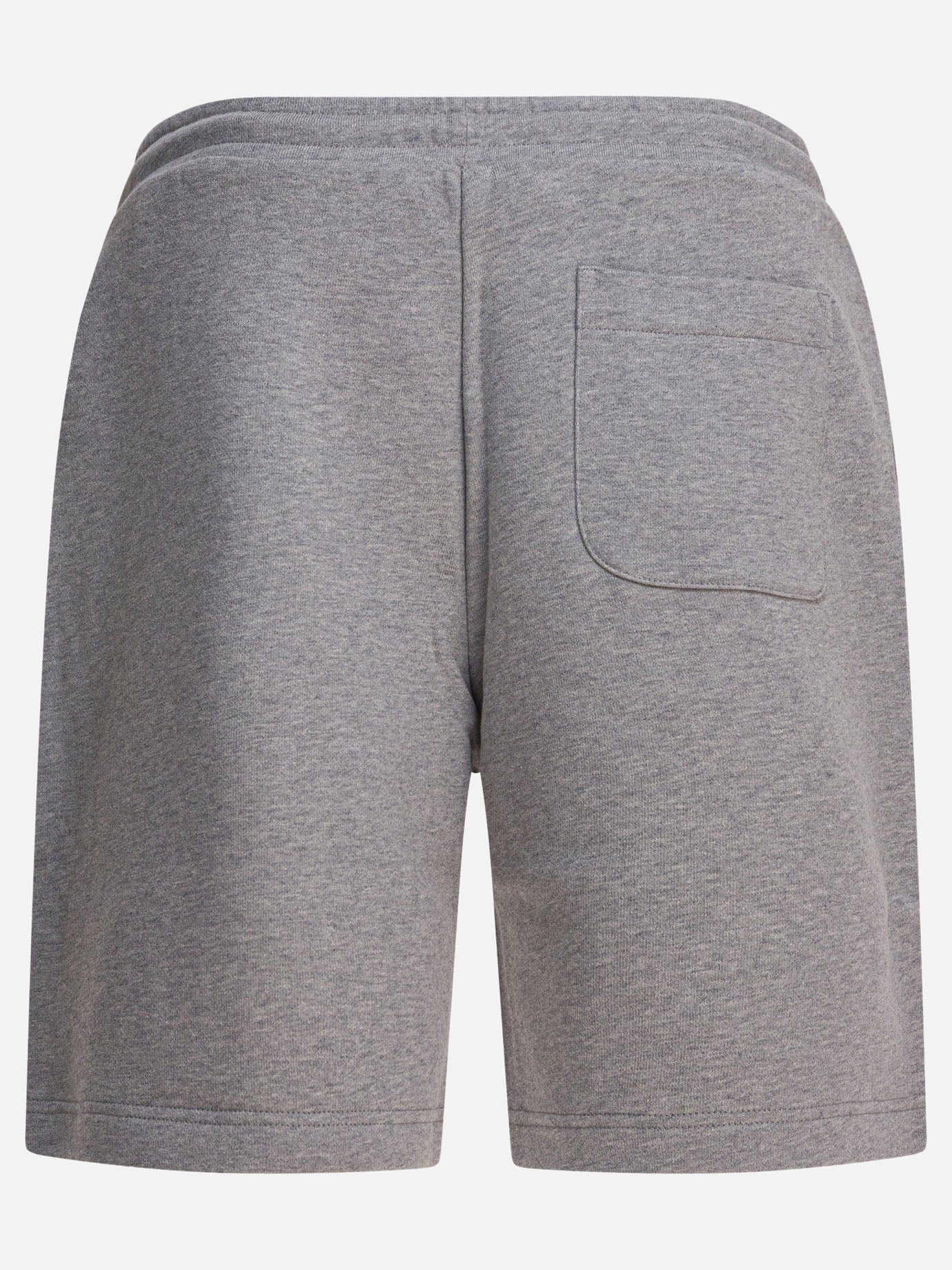 Moncler Cotton shorts with logo 8H00004- Grey - Men | VIETTI Shop