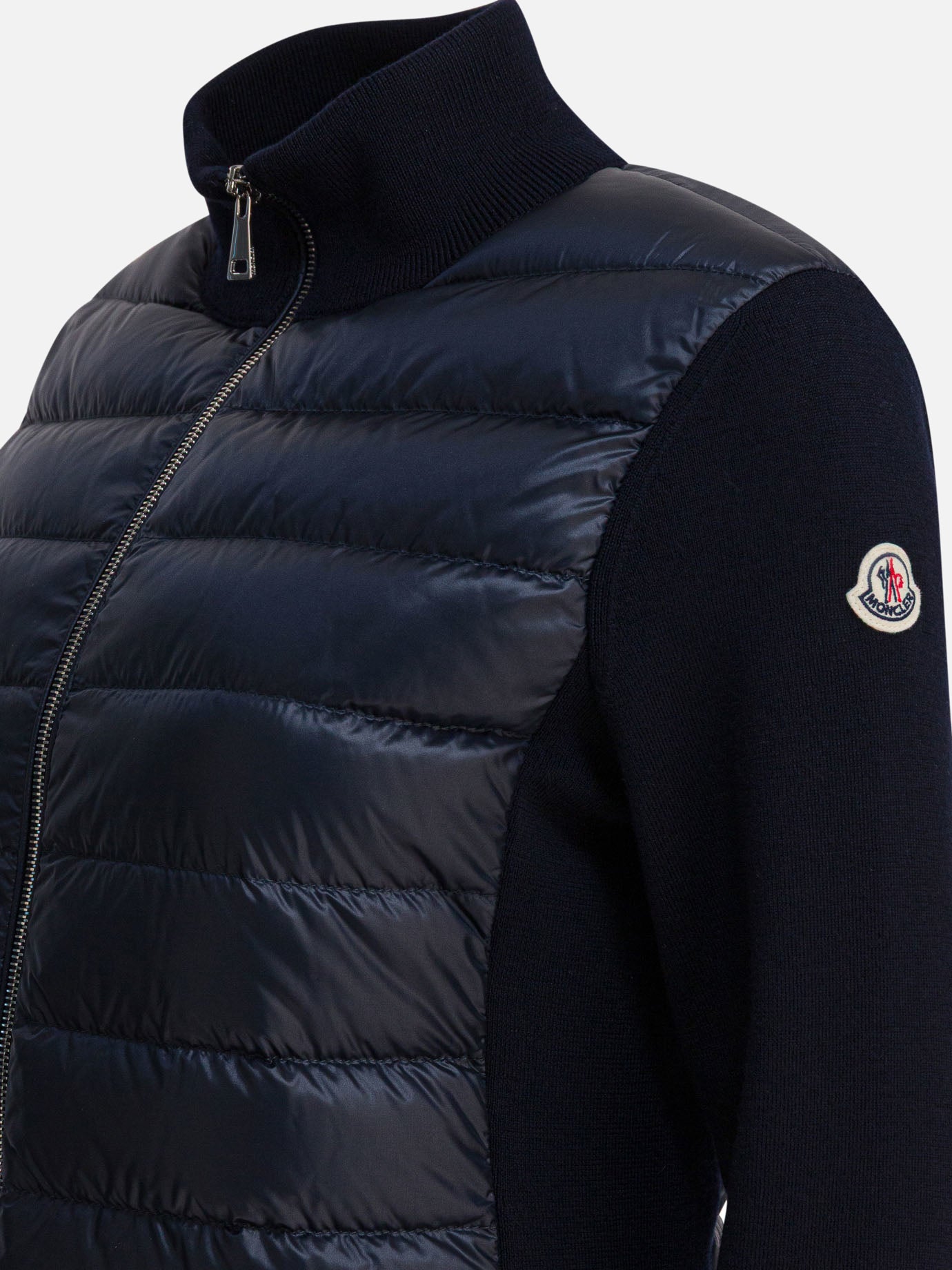 Giacche leggere & Trapuntate Logo  Blu - Moncler Donna | PDP | VIETTI Online Store | thumbnail_4