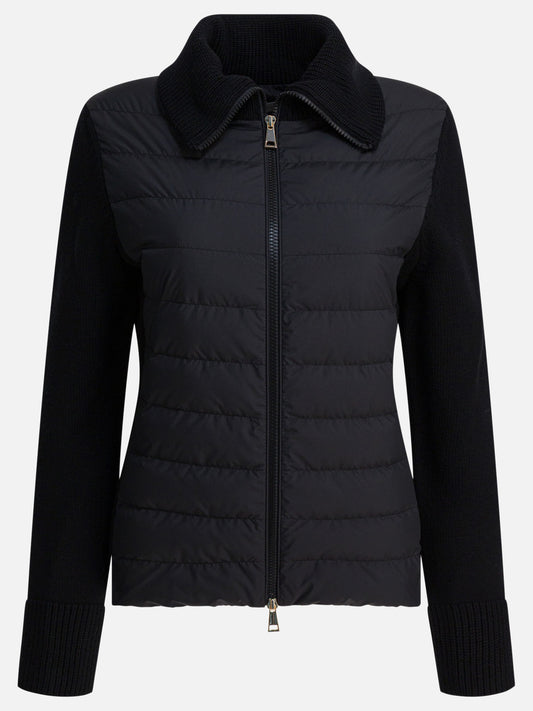 Cardigan Logo  Nero - Moncler Donna | PLP | VIETTI Online Store 
