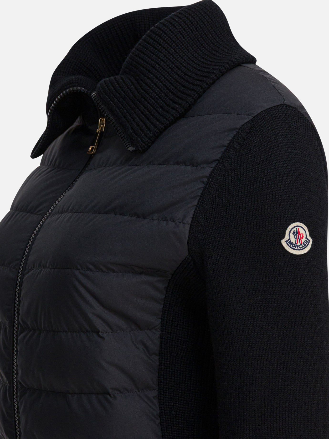 Cardigan Logo  Nero - Moncler Donna | PDP | VIETTI Online Store | thumbnail_4