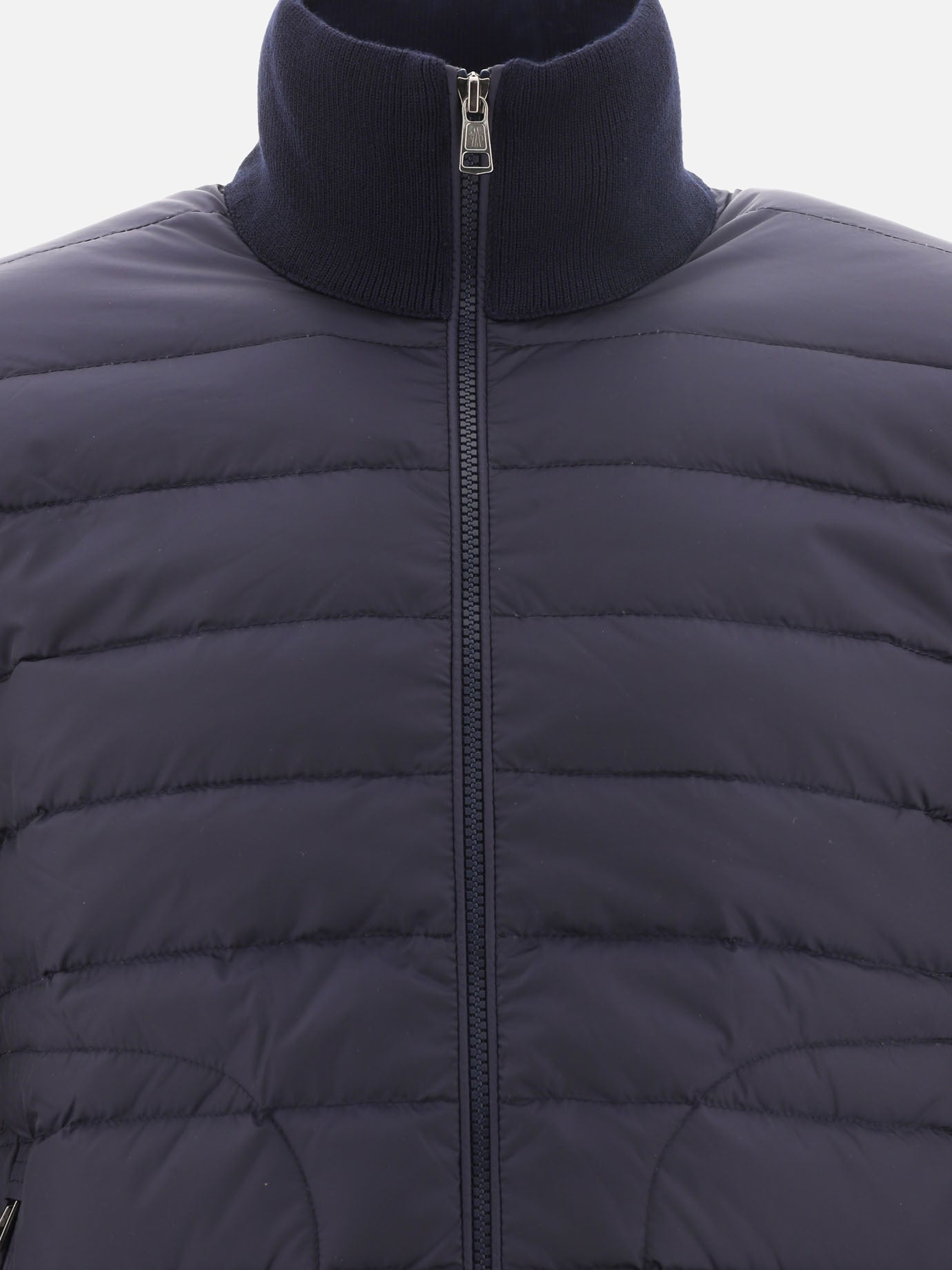 Piumini corti Solid colour  Blu - Moncler Uomo | PDP | VIETTI Online Store | thumbnail_3