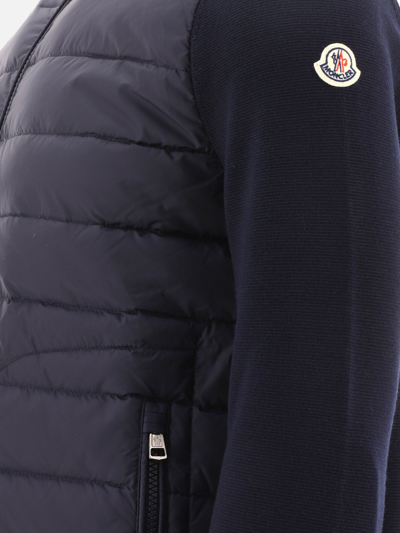 Piumini corti Solid colour  Blu - Moncler Uomo | PDP | VIETTI Online Store | thumbnail_4