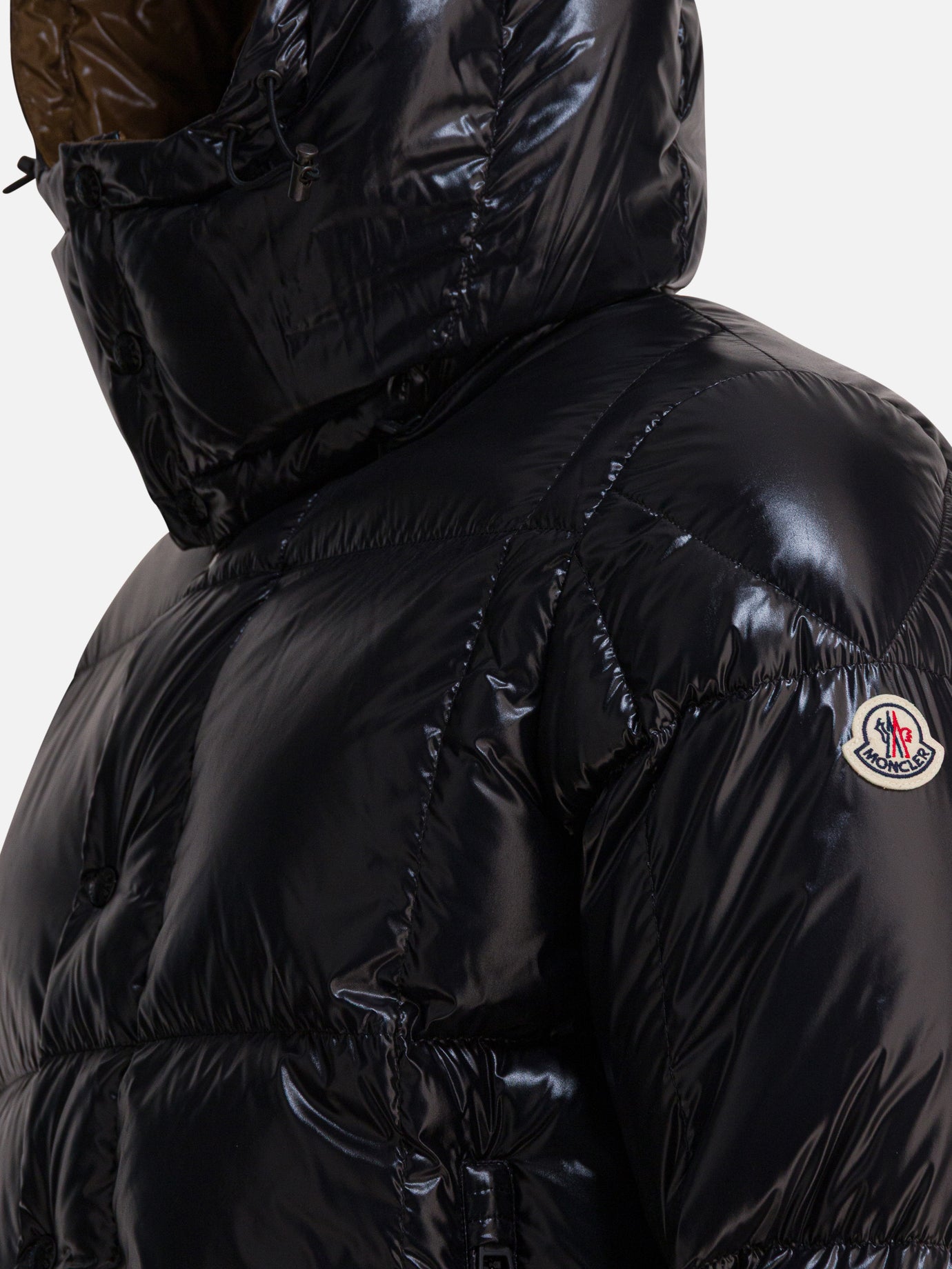 Piumini corti Logo  Nero - Moncler Donna | PDP | VIETTI Online Store | Zoom-Modal_4
