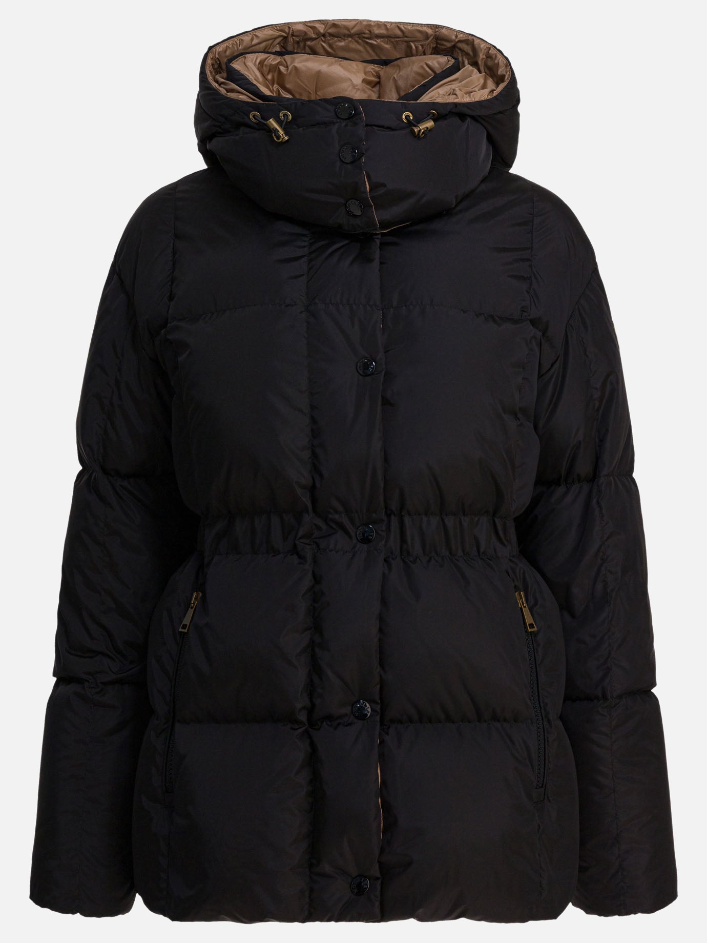 Piumini corti Logo  Nero - Moncler Donna | PDP | VIETTI Online Store | Zoom-Modal
