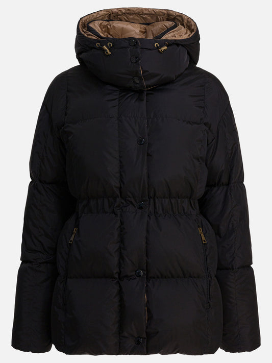 Piumini corti Logo  Nero - Moncler Donna | PLP | VIETTI Online Store 
