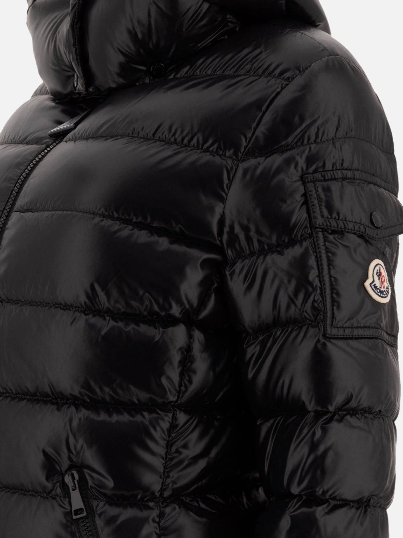 Piumini corti Logo  Nero - Moncler Donna | PDP | VIETTI Online Store | Zoom-Modal_4
