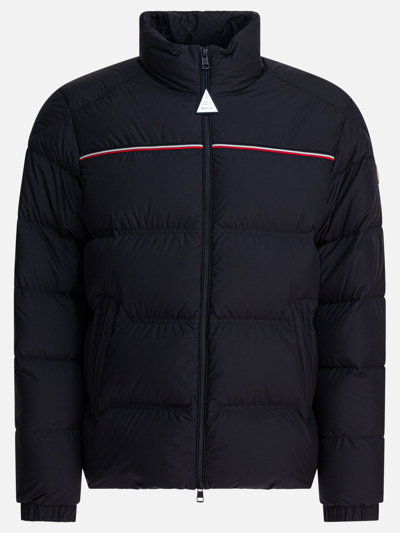 Piumini corti Logo  Blu - Moncler Uomo | PDP | VIETTI Online Store | Zoom-Modal
