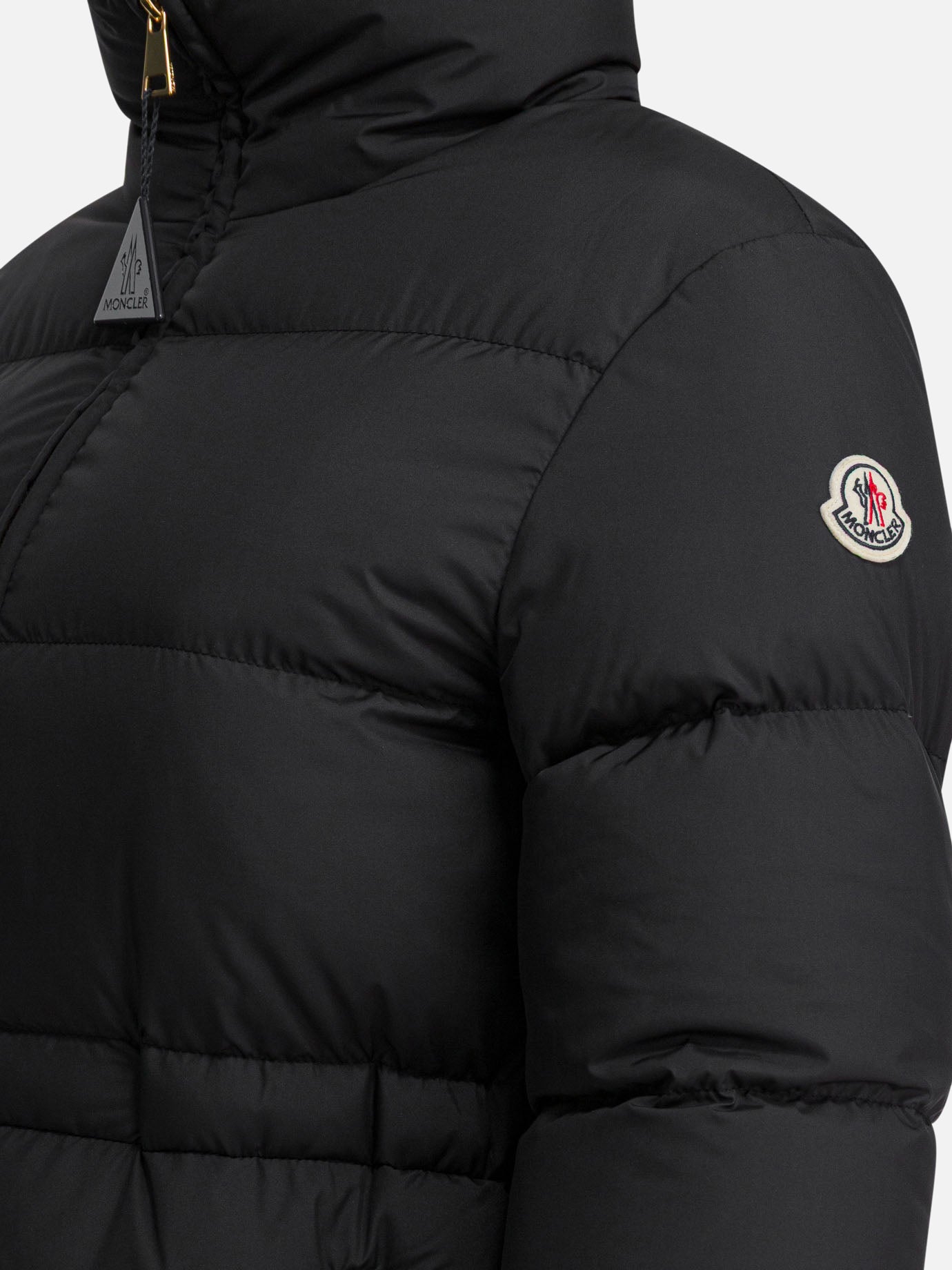Piumini corti Logo  Nero - Moncler Donna | PDP | VIETTI Online Store | thumbnail_4
