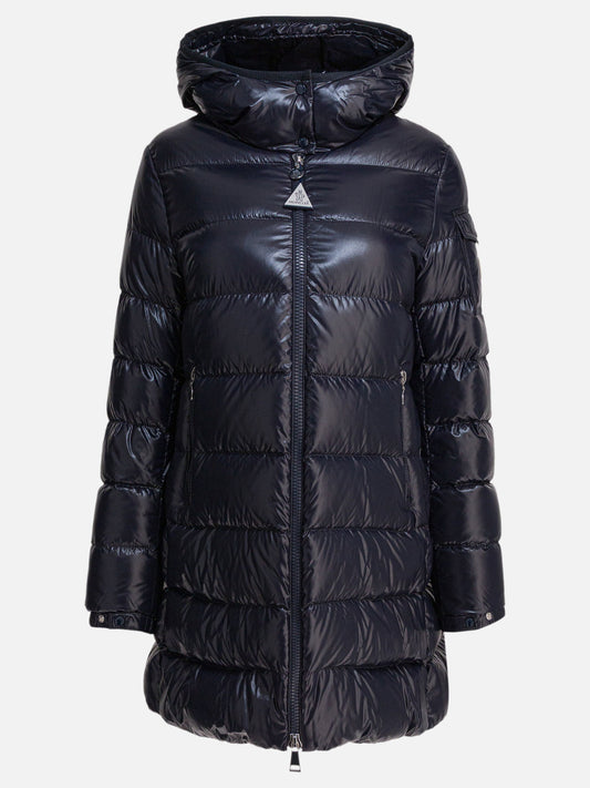 Piumini corti Logo  Blu - Moncler Donna | PLP | VIETTI Online Store 
