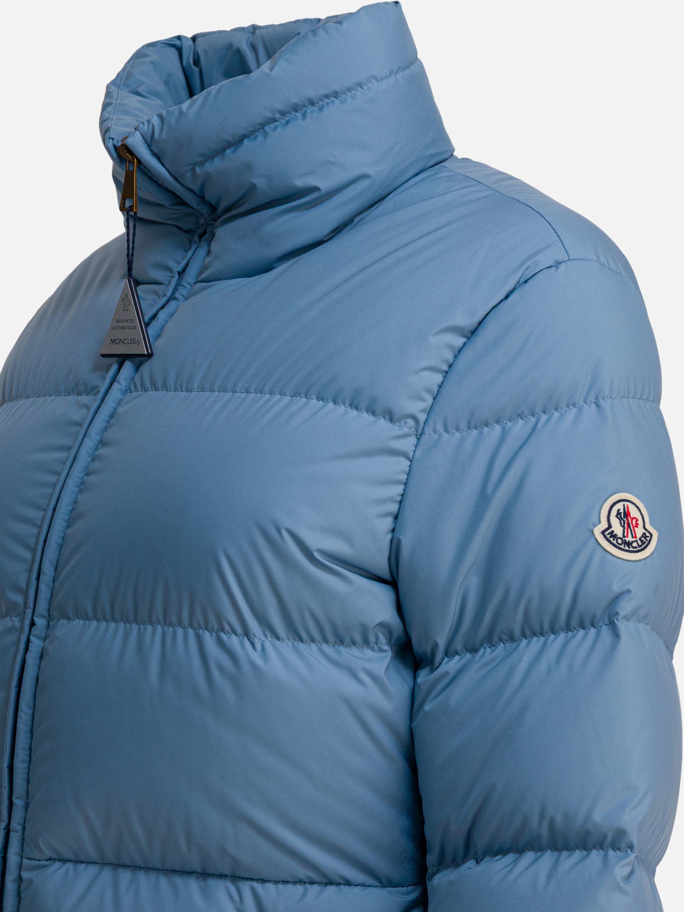 Piumini corti Logo  Azzurro - Moncler Donna | PDP | VIETTI Online Store | thumbnail_4