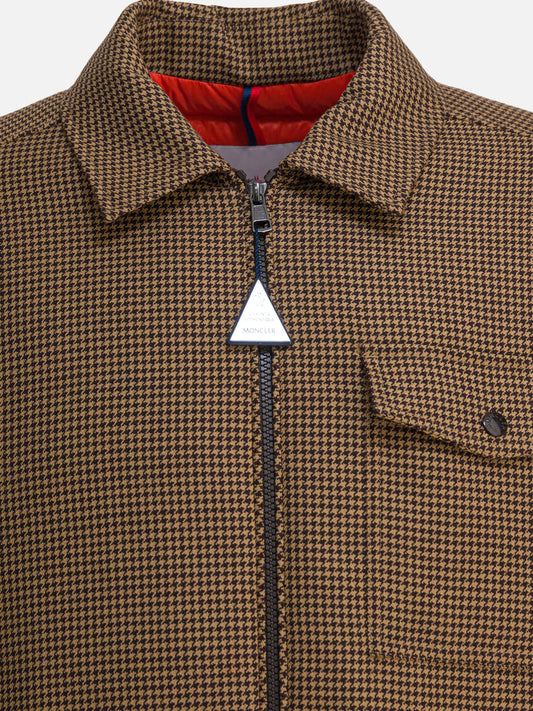 Moncler Padded Overshirt "Escaut" Brown

