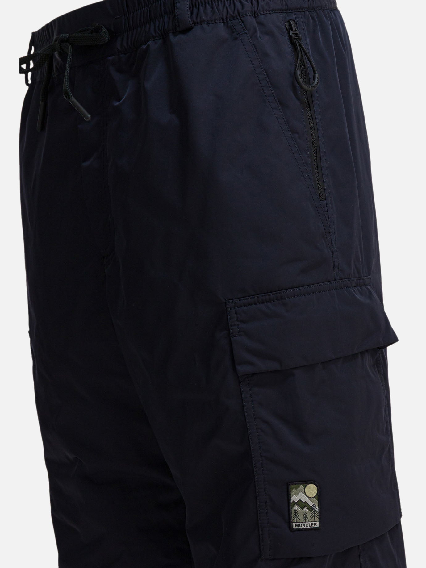 Pantaloni cargo & parachute Logo  Blu - Moncler Grenoble Uomo | PDP | VIETTI Online Store | Zoom-Modal_3
