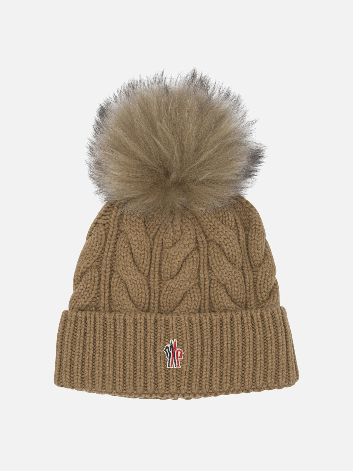 Moncler Grenoble Wool blend beanie Beige