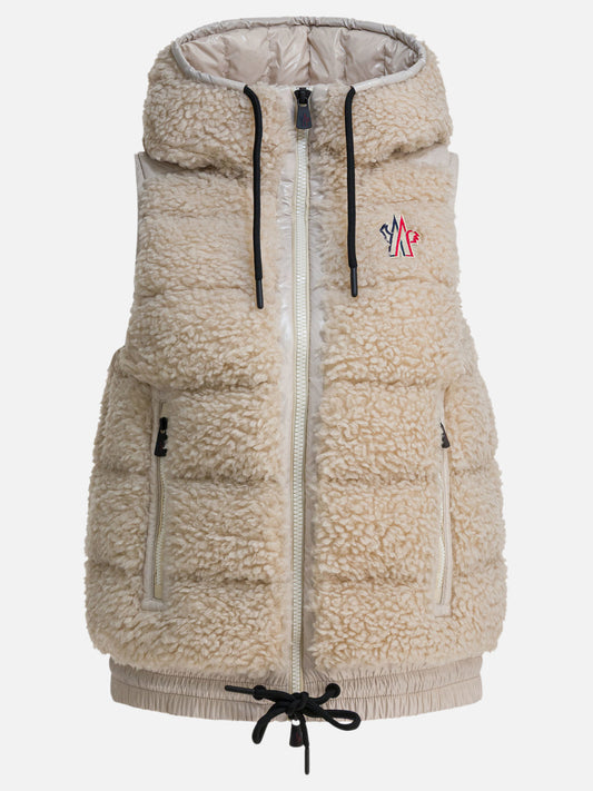 Giacche smanicate Logo  Beige - Moncler Grenoble Donna | PLP | VIETTI Online Store 
