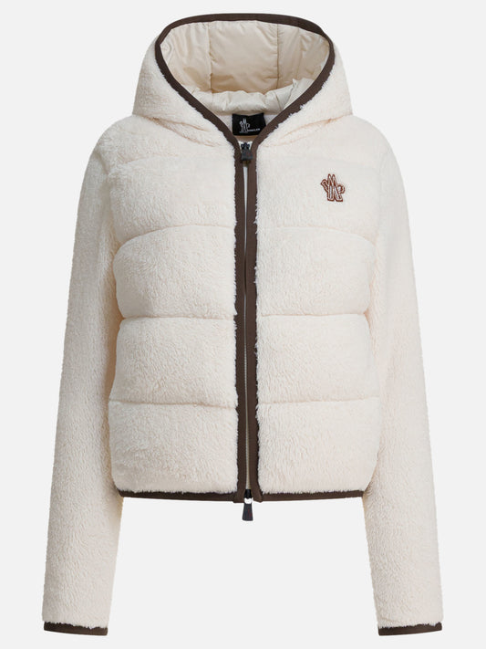 Felpe con zip Logo  Bianco - Moncler Grenoble Donna | PLP | VIETTI Online Store 

