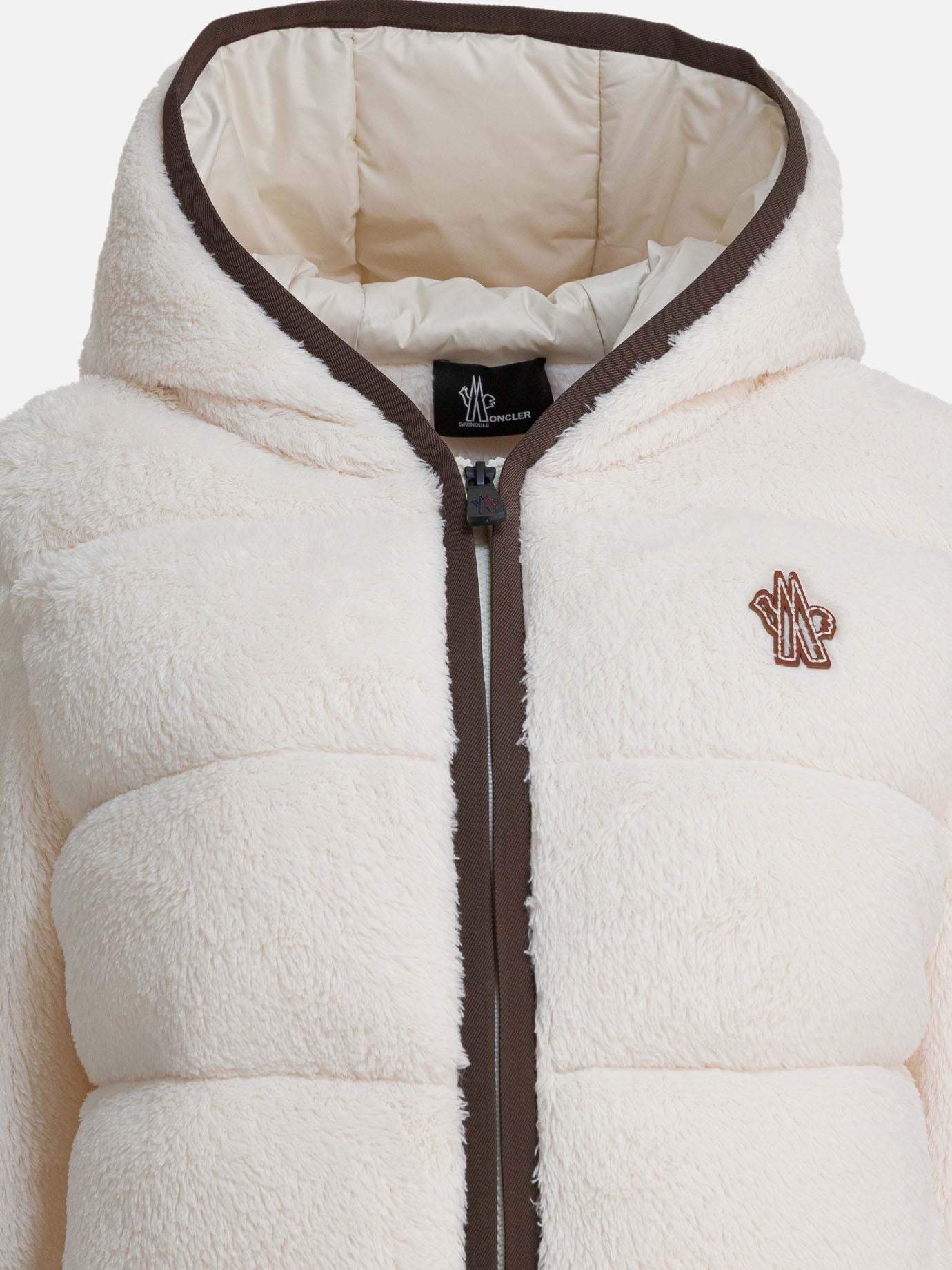 Felpe con zip Logo  Bianco - Moncler Grenoble Donna | PDP | VIETTI Online Store | thumbnail_3