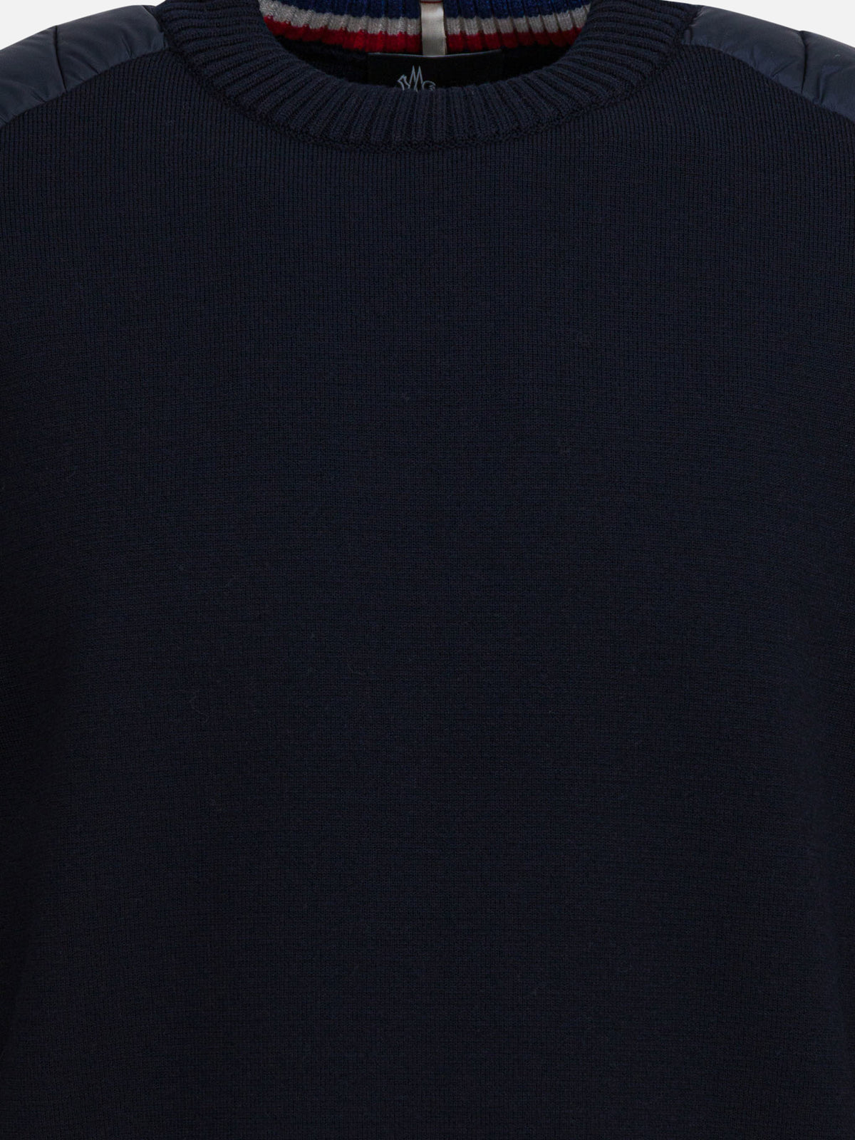 Moncler Grenoble Wool crewneck sweater Blue