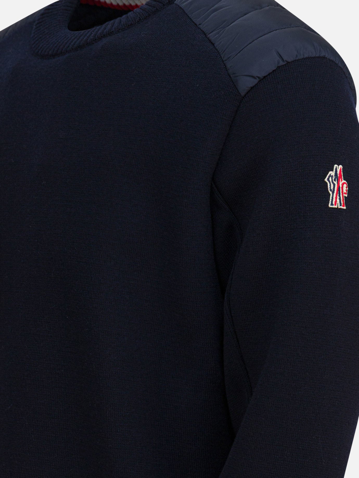 Maglioni girocollo Logo  Blu - Moncler Grenoble Uomo | PDP | VIETTI Online Store | Zoom-Modal_4
