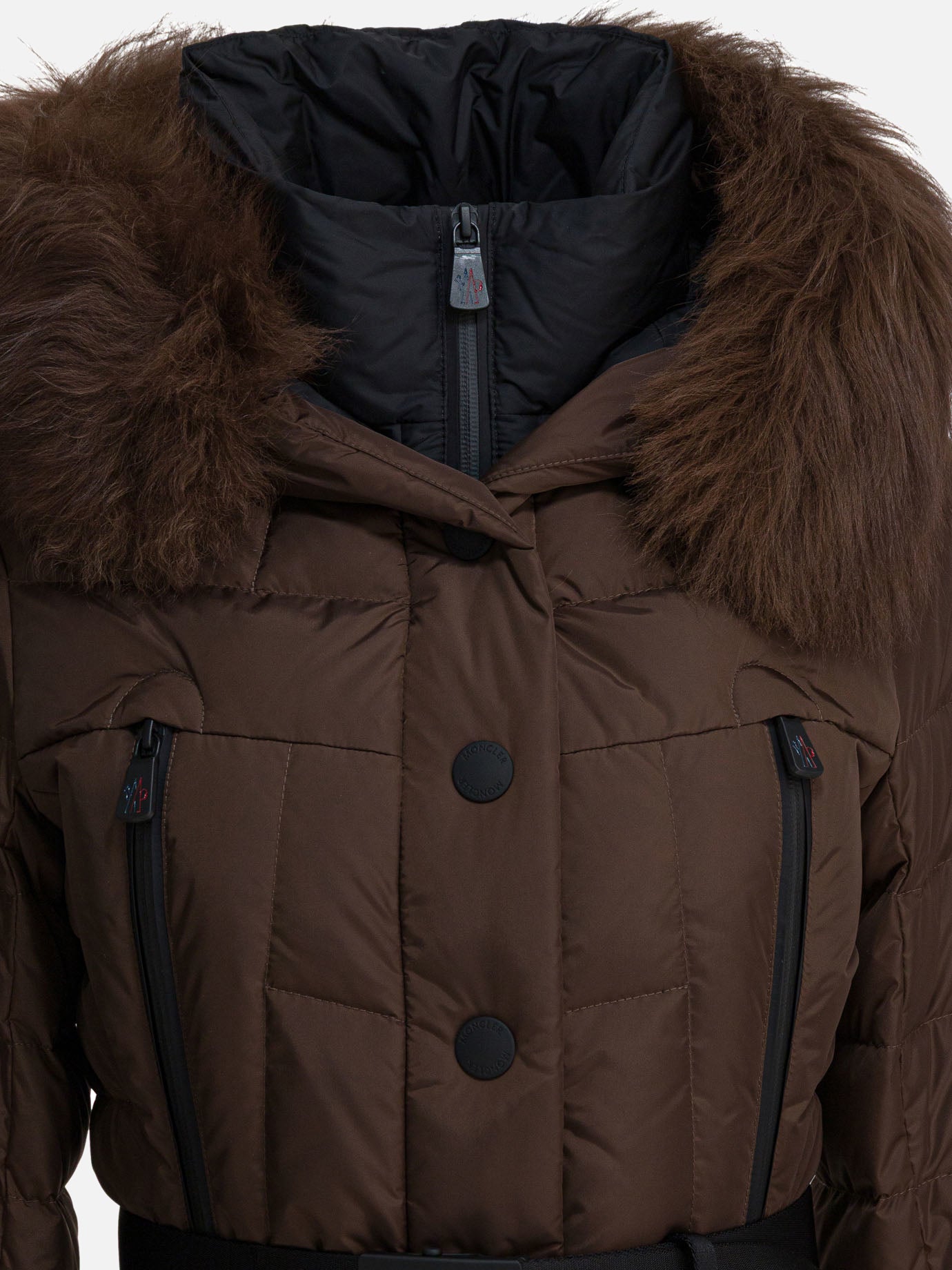 Piumini corti Logo  Marrone - Moncler Grenoble Donna | PDP | VIETTI Online Store | Zoom-Modal_3
