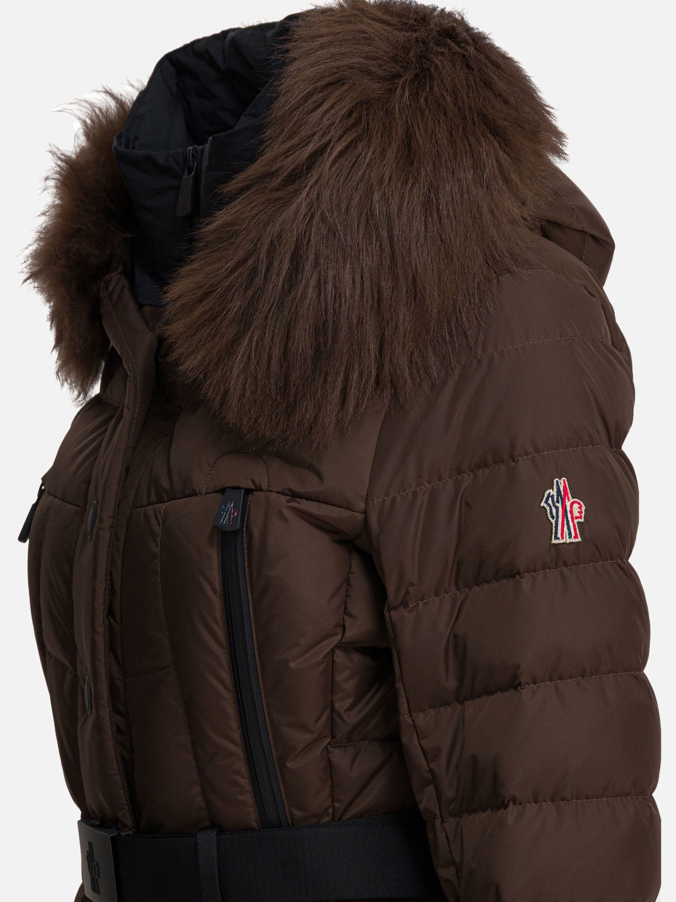 Piumini corti Logo  Marrone - Moncler Grenoble Donna | PDP | VIETTI Online Store | Zoom-Modal_4
