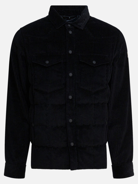 Giacche overshirt Logo  Nero - Moncler Grenoble Uomo | PLP | VIETTI Online Store 

