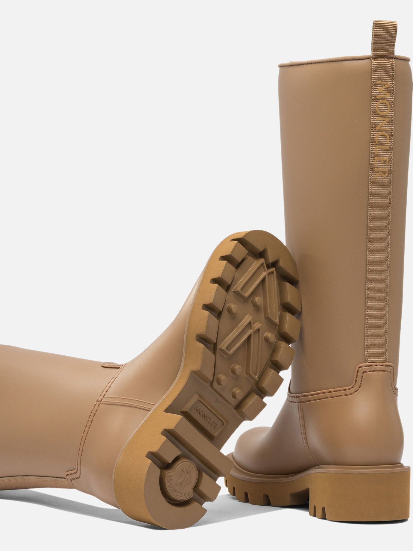 Stivaletti da pioggia 100% pvc - 100% rubber  Beige - Moncler Donna | PDP | VIETTI Online Store | thumbnail_5