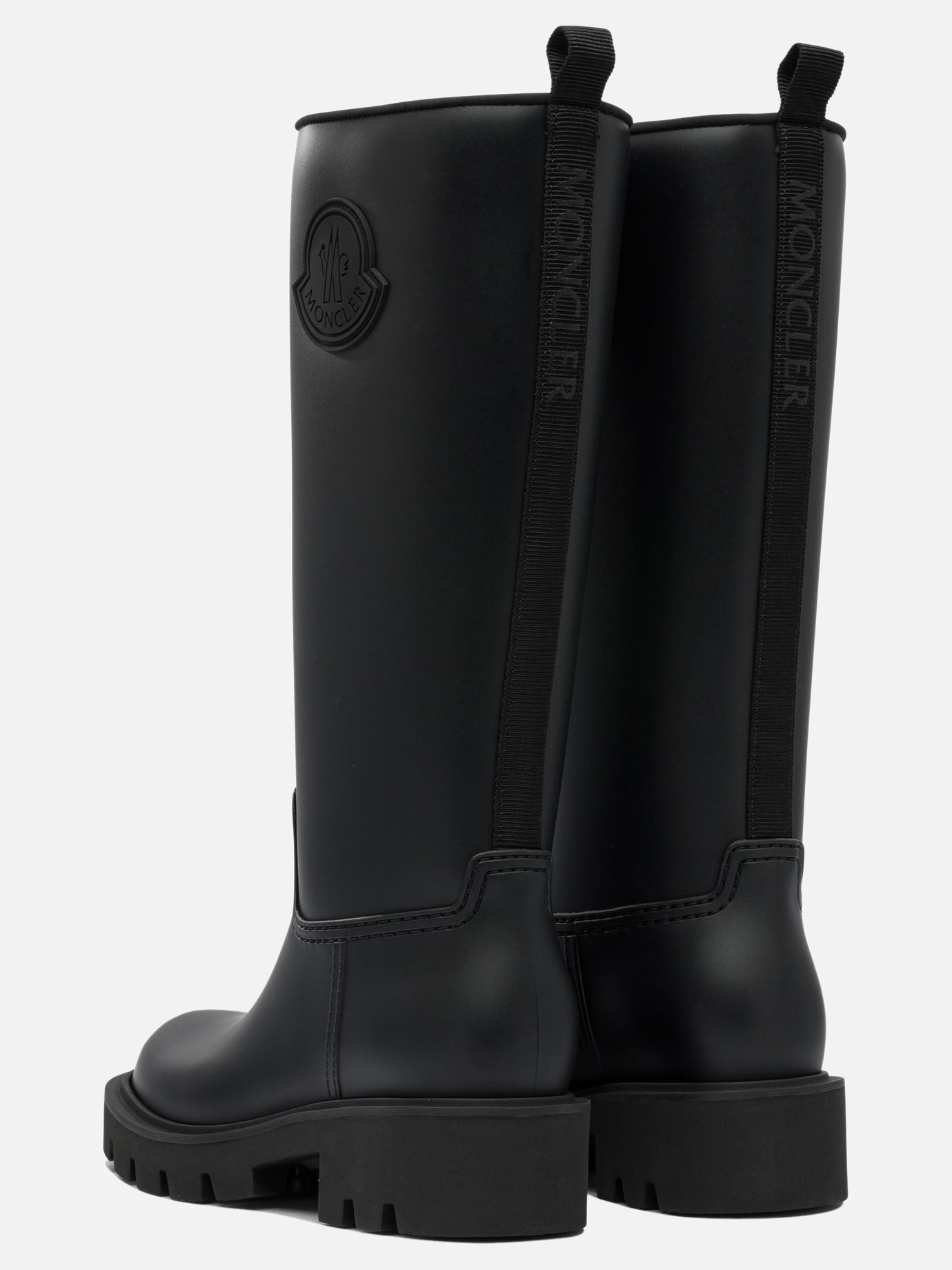 Stivaletti da pioggia 100% pvc - 100% rubber  Nero - Moncler Donna | PDP | VIETTI Online Store | thumbnail_4