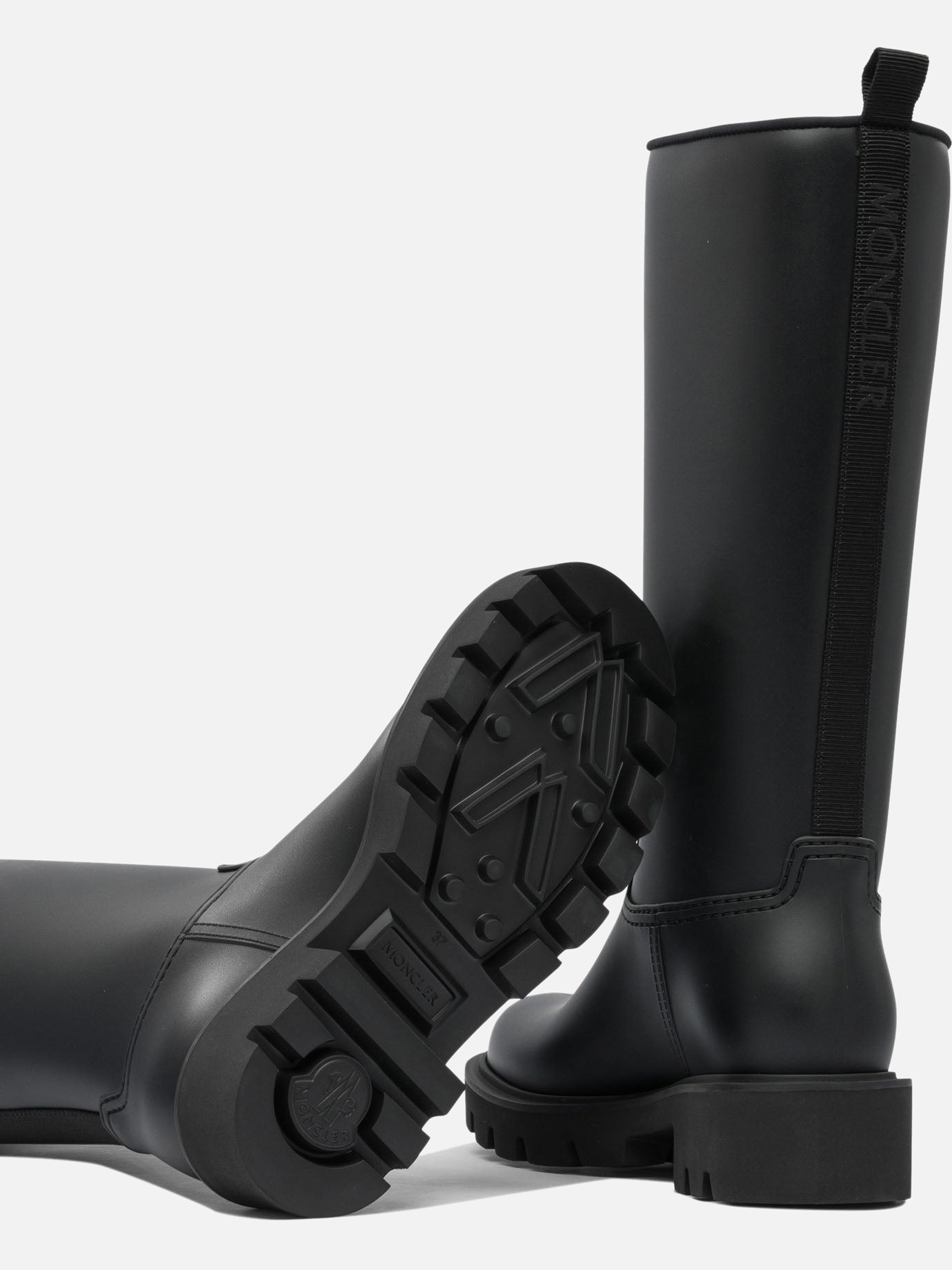 Stivaletti da pioggia 100% pvc - 100% rubber  Nero - Moncler Donna | PDP | VIETTI Online Store | thumbnail_5