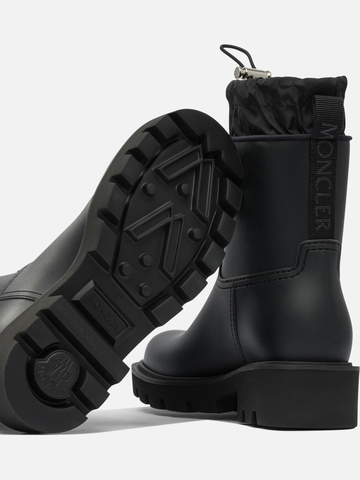 Moncler "Kickstream" rain boots Black - VIETTI