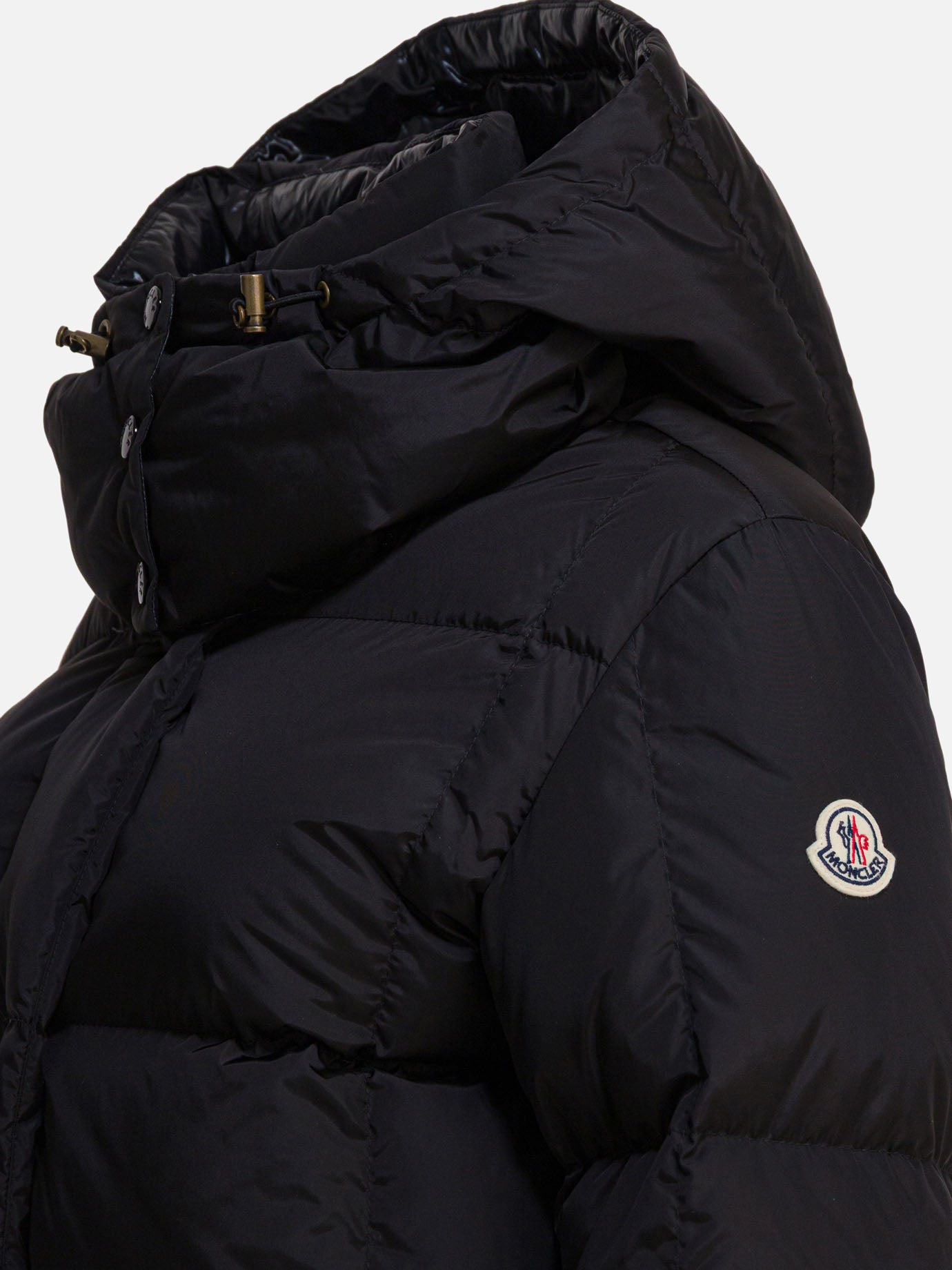 Piumini lunghi Logo  Nero - Moncler Donna | PDP | VIETTI Online Store | thumbnail_4