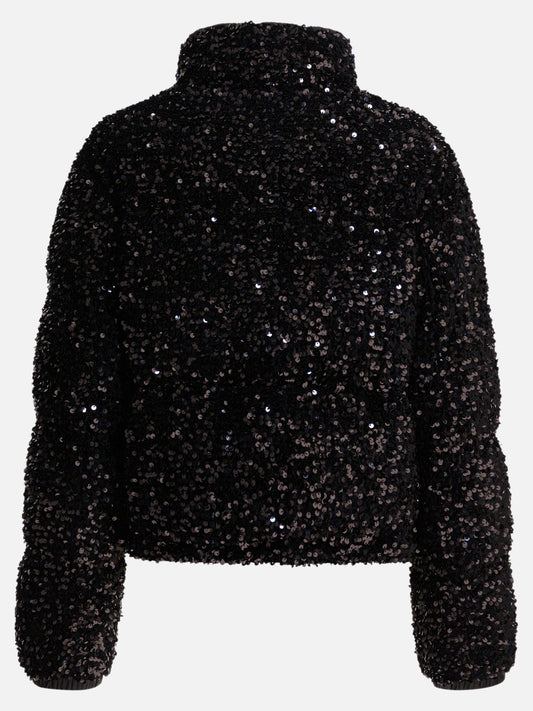 Down jackets Solid colour  Black - Moncler Women | PDP | VIETTI Online Store | 2
